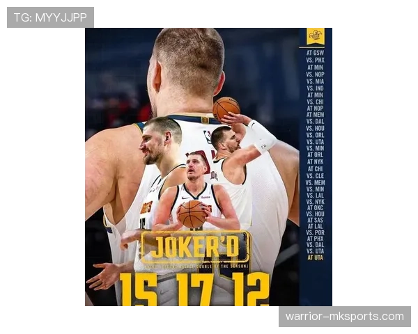 约基奇挡拆中投效率超戈贝尔 主导掘金攻防转换提升